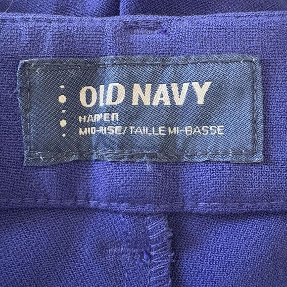 NWT Old Navy‎ Ultra Violet Harper Mid-Rise Pants Womens Size 12 (1772) - Picture 3 of 6